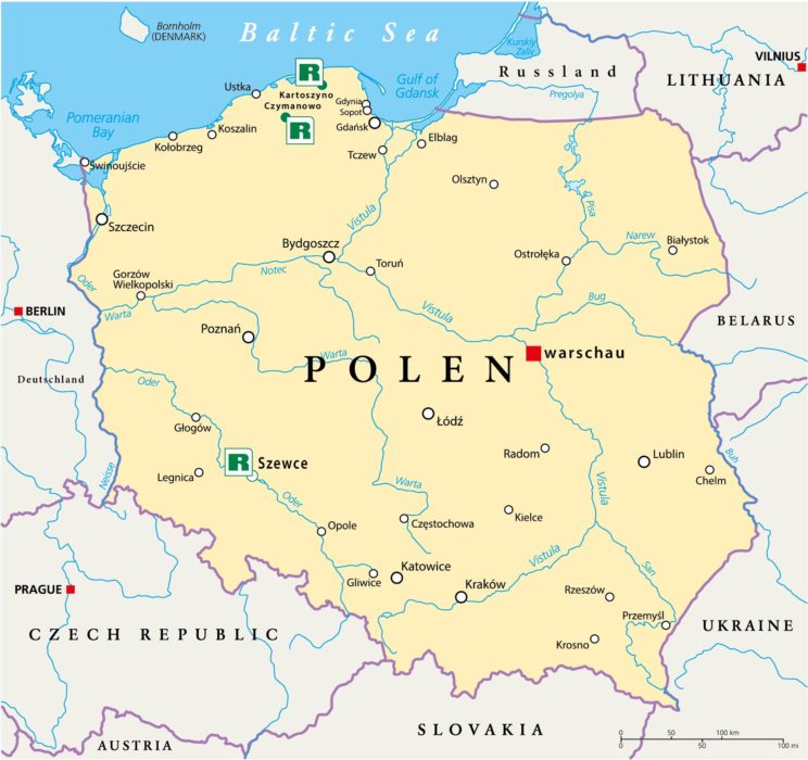 Polen Map