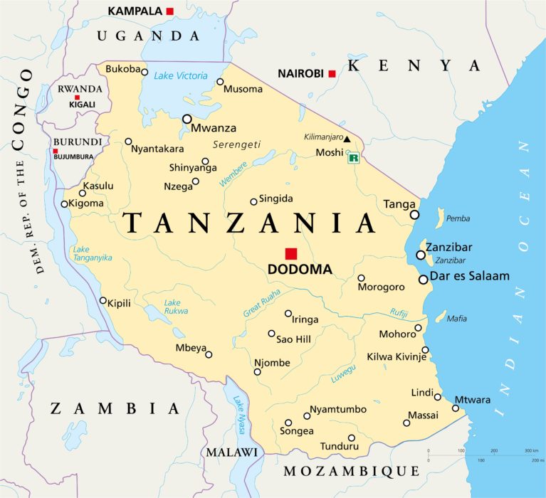 Dieses Bild hat ein leeres Alt-Attribut. Der Dateiname ist Tansania-Map-En-767x700.jpg