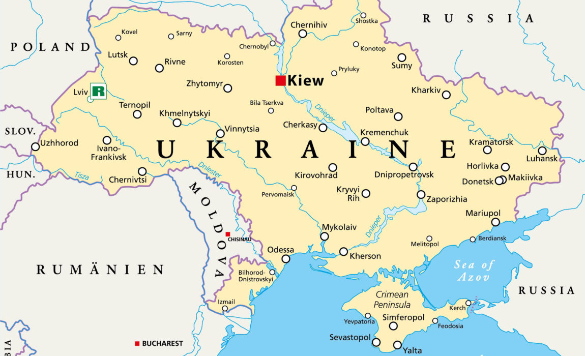 Ukraine Map De