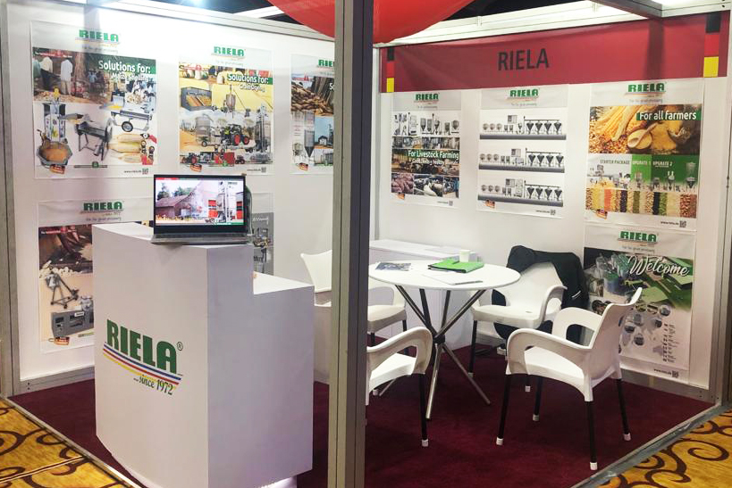 MRSB3451-02 RIELA<sup>®</sup> Am 10.-12.12.2019 auf der Messe AGROFOOD 2019, in Ghana