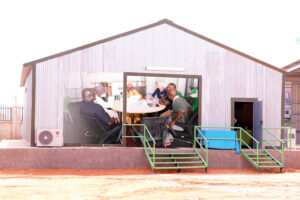 Eröffnung eines Technologie-Zentrums auf der Hadum Farm